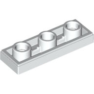 Lego destička hladká 1x3 invertovaná, bílá (6223491)